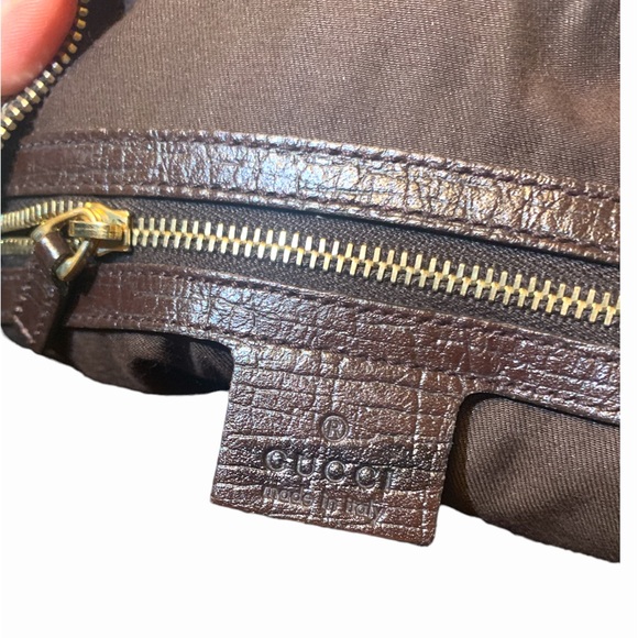 Gucci Hobo monogram,100% authentic,canvass,made in Italy,gold tone - Picture 9 of 13